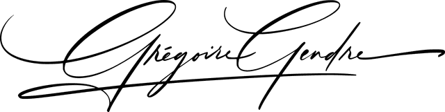 Signature Grégoire Gendre